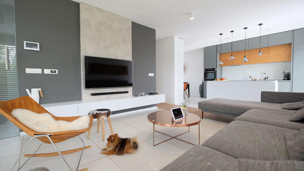 Sedežna garnitura TOSCANA v sivi tkanini
