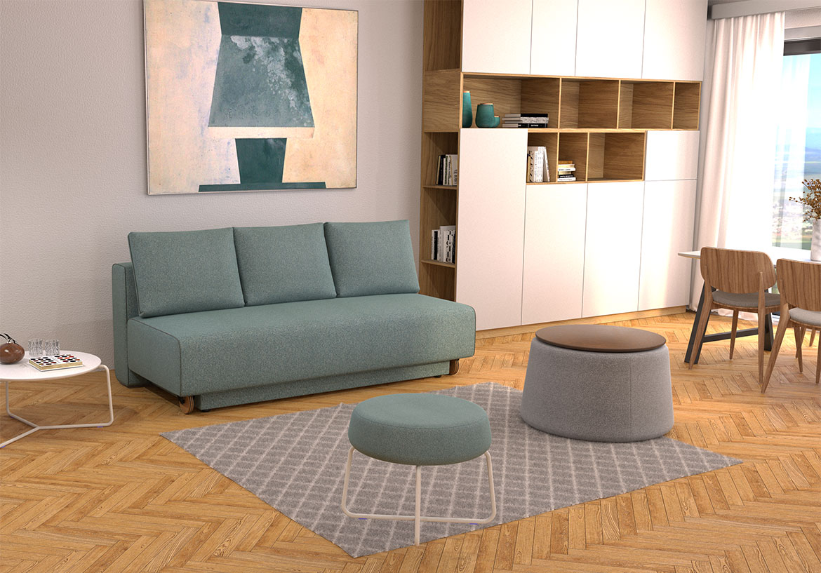 Sofa withour armrest Izvedba brez rokonaslonov