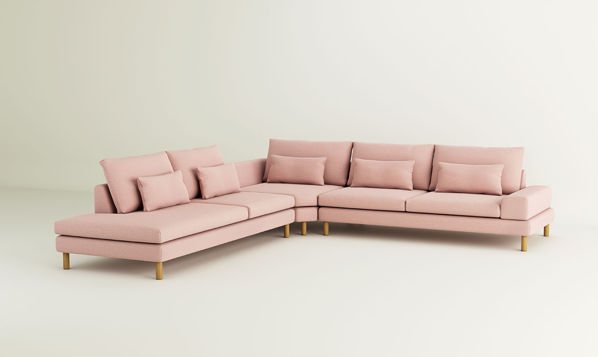 The soft Tender sofa ucomfortable and soft