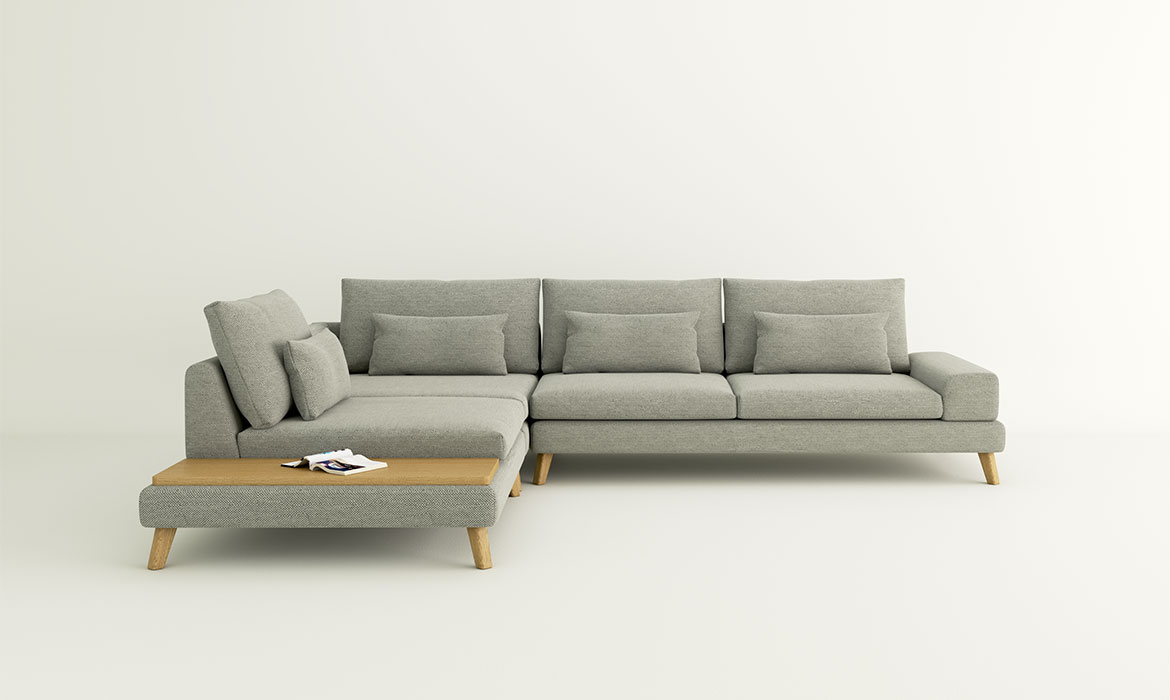 The soft Tender sofa comfortable and soft